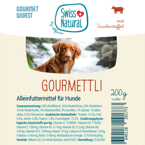 Etikett Gourmettli