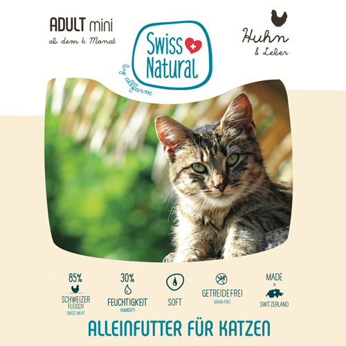 Softes Katzenfutter von Swiss Natural